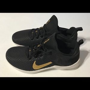 Nike Air Max Bella TR 2 Black Metallic Gold Shoes